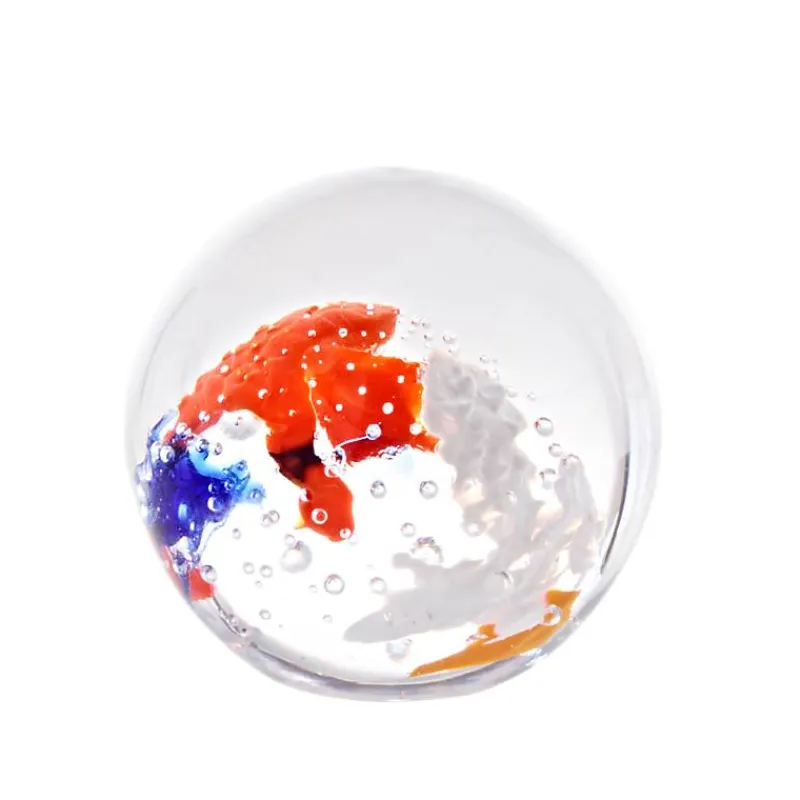 Arbeitszimmer^Art Glass Glaskugel / Briefbeschwerer (6cm)