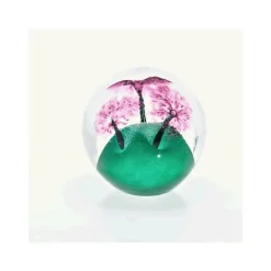 Arbeitszimmer^Art Glass Glaskugel/ Briefbeschwerer (10cm)