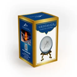 Sternzeichen|Valentienstag^Cristalica Glaskugel mit Sternzeichen und Stand Durchmesser ca. 6cm