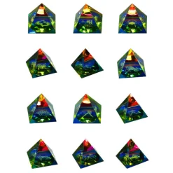 Valentienstag|Frauen^Cristalica Glaspyramide mit Sternzeichen Höhe ca. 6,5cm