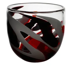 Halloween|Schalen & Schüsseln^Amara Design Glasschale Flame 21cm rot