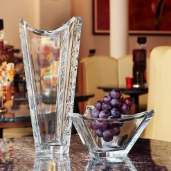 Schalen^Cristalica Kingdom Glasschale Ice Glamour Imperial 21cm