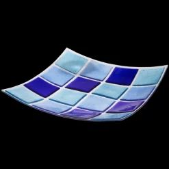 Einweihung|Teller & Platten^Art Glass Glasschale Mosaik Fusing 30x30cm
