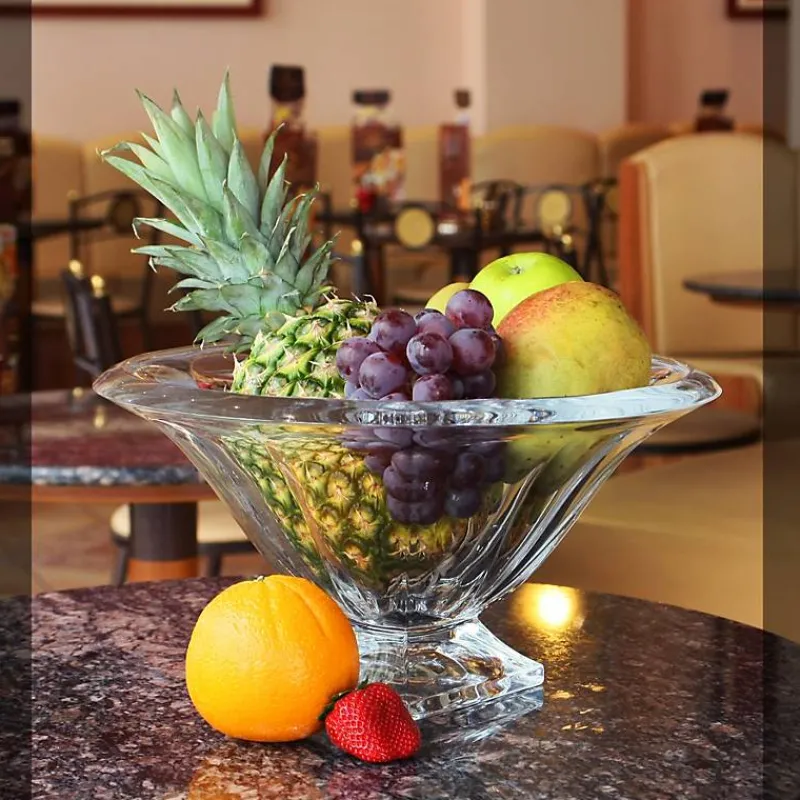 Xxl|Schalen^German Crystal Glasschale Panel Imperial 37cm