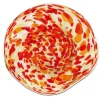 Schalen^Cristalica Glasschale Red Dots Jozefina Art Queen 55 cm