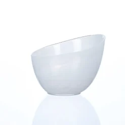 Orchideentopf & Stäbe|Schalen^Glaswaren sonstige Glasschale weiß Alabaster 16cm Obstschale Dekoration Gestecke Geschenk