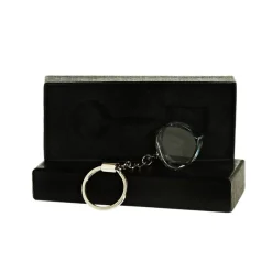 Schlüsselanhänger|Valentienstag^Fan Unikate Glasschlüsselanhänger Herz Pokal 3 cm