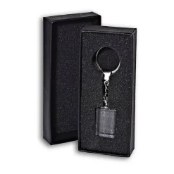 Schlüsselanhänger^Fan Unikate Glasschlüsselanhänger Rechteck Pokal 3cm