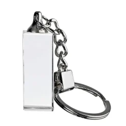 Schlüsselanhänger|Fotogeschenk^Fan Unikate Glasschlüsselanhänger Rechteck Pokal 4 cm