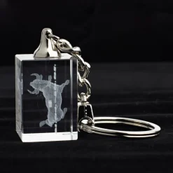 Sternzeichen|Geburtstag^Designmonster Glasschlüsselanhänger Sternzeichen Stier 3x2cm