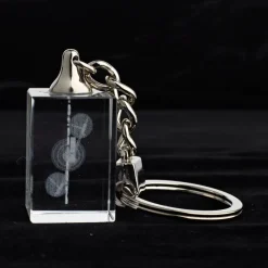 Sternzeichen|Geburtstag^Designmonster Glasschlüsselanhänger Sternzeichen Waage 3x2cm