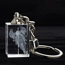 Sternzeichen|Geburtstag^Designmonster Glasschlüsselanhänger Sternzeichen Skorpion 3x2cm