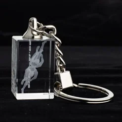 Sternzeichen|Geburtstag^Designmonster Glasschlüsselanhänger Sternzeichen Zwilling 3x2cm