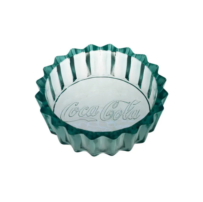 Schalen & Schüsseln|Recycling Glas^Cristalica Glasschüssel Cola 25cm Servierschüssel Salatschale Recycling-Glas