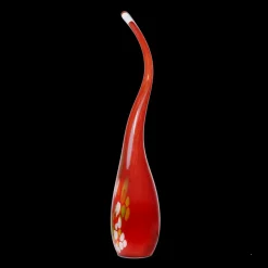 Kugeln & Zapfen^Cristalica Glasskulptur Flamme 43cm inkl. Stab