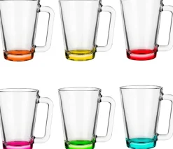 Valentienstag|Tassen^Cristalica Glastasse Colour Spring 250 ml