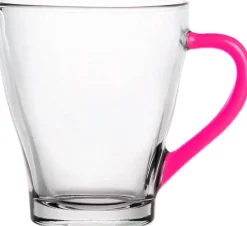 Valentienstag|Tassen^Cristalica Glastasse Colour Spring 220 ml