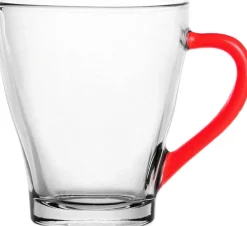 Valentienstag|Tassen^Cristalica Glastasse Colour Spring 220 ml