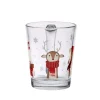 Kinder|Weihnachten^Cristalica Glastasse Winter Friends Tiere Henkelbecher 310 ml