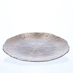 Schalen|Glasteller^Glaswaren sonstige Glasteller Gold 32 cm