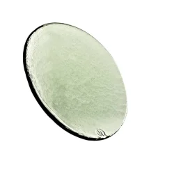 Teller & Platten^Art Glass Glasteller Thüringer Waldglas 26cm flach Kuchenplatte Servierteller grün