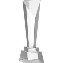 Pokal & Glasblock^Fan Unikate Glastrophäe Alkes Pokal 24cm