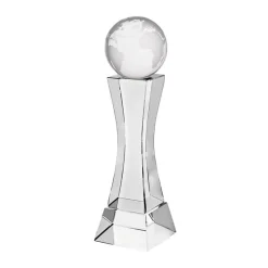 Pokal & Glasblock^Fan Unikate Glastrophäe Alya Pokal 24,5cm