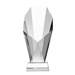 Pokal & Glasblock^Fan Unikate Glastrophäe Diadem Pokal 21cm