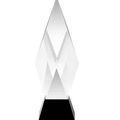 Pokal & Glasblock^Fan Unikate Glastrophäe Electra Pokal 28cm