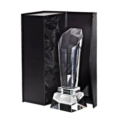 Pokal & Glasblock^Fan Unikate Glastrophäe Gatria Pokal 22,5cm