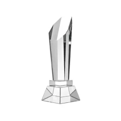 Pokal & Glasblock^Fan Unikate Glastrophäe Gatria Pokal 22,5cm