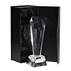 Pokal & Glasblock^Fan Unikate Glastrophäe Heka Pokal 21,5cm