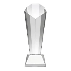 Pokal & Glasblock^Fan Unikate Glastrophäe Heka Pokal 21,5cm