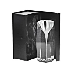 Pokal & Glasblock^Fan Unikate Glastrophäe Malus Pokal 14,5cm