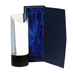 Pokal & Glasblock^Fan Unikate Glastrophäe Naos Pokal 22,5cm