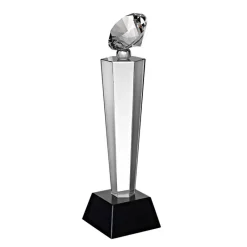 Pokal & Glasblock^Fan Unikate Glastrophäe Pollux Pokal 28cm