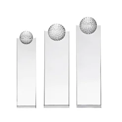 Pokal & Glasblock^Fan Unikate Glastrophäe Tania Pokal 24cm