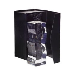 Pokal & Glasblock^Fan Unikate Glastrophäe Vega Pokal 16cm