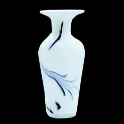 Geburtstag|Vasen^Cristalica Glasvase Blumenvase Gefäß Amphore Athen 27,5cm Dekoration farbig mundgeblasen