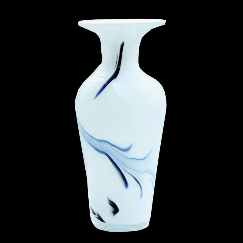 Geburtstag|Vasen^Cristalica Glasvase Blumenvase Gefäß Amphore Athen 27,5cm Dekoration farbig mundgeblasen