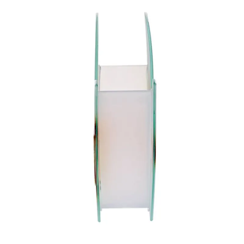 Vasen^Art Glass Glasvase Designelement Deko Tischvase Fusing Glas Kunst weiß gold 31cm Handmade