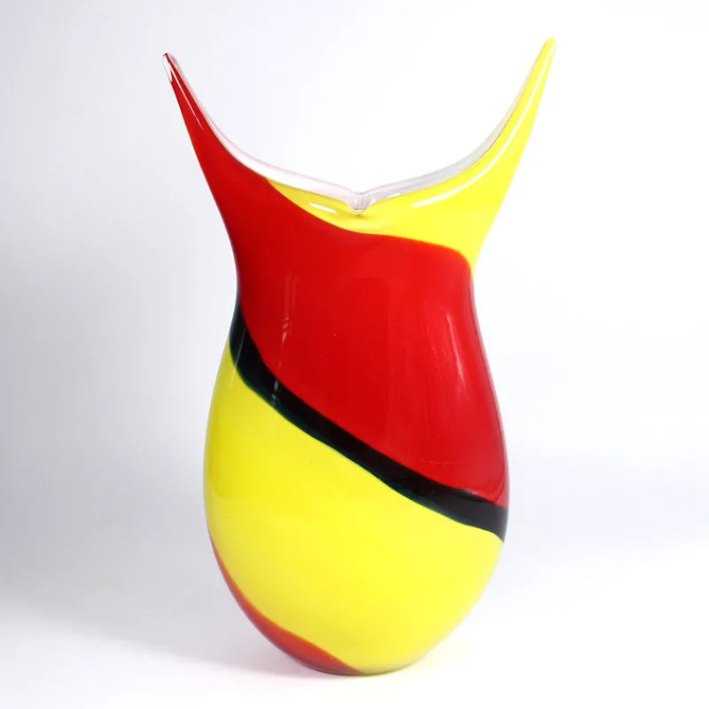 Vasen^Amara Design Glasvase Eule 38cm