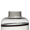 Einweihung|Vasen^Glaswaren sonstige Glasvase Flasche Dekovase Blütenvase Bottle Line Grau 20,5 cm