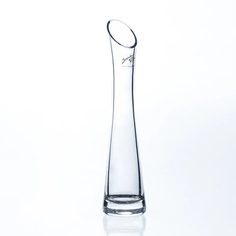 Frauen|Vasen^Cristalica Glasvase Höhe ca. 26cm Ø ca. 4,5cm