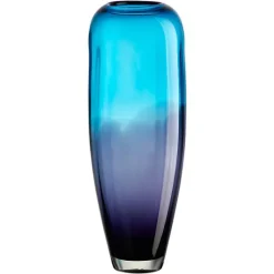 Vasen^Amara Design Glasvase Laguna 45cm blau