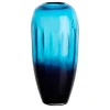 Vasen^Amara Design Glasvase Laguna 30cm blau