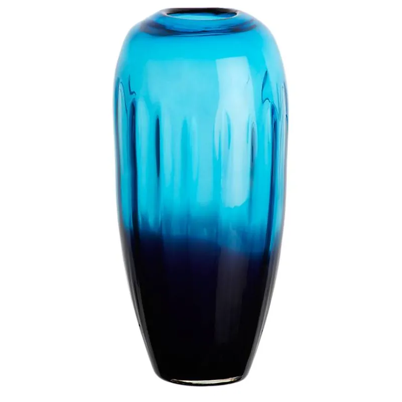Vasen^Amara Design Glasvase Laguna 30cm blau