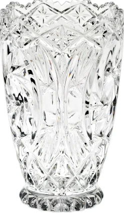 Frauen|Vasen^German Crystal Glasvase Marina Schleuderstern 17,5cm