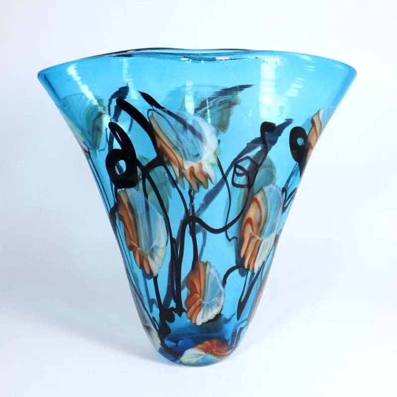 Vasen^Amara Design Glasvase Ocean World 30cm