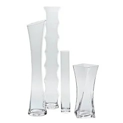 Xxl|Vasen^Cristalica Kingdom Glasvase Palme Famous 85cm Blumenvase XXL Dekoration Gefäß Klarglas Geschenk